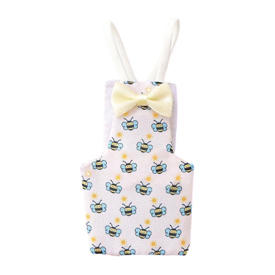Parrot Diaper Cute Cartoon Print Bird Diaper with Bow Reusable Parrot Nappy Flight бежевый