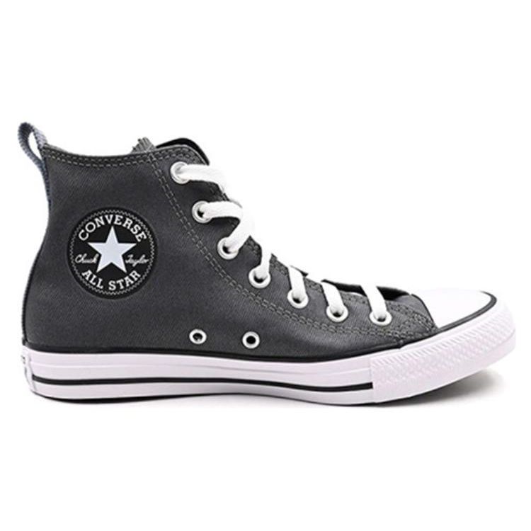 Converse Chuck Taylor All Star Simple Daily Durable Breathable High-Top Canvas Shoes Unisex Sneakers Gray A02781C