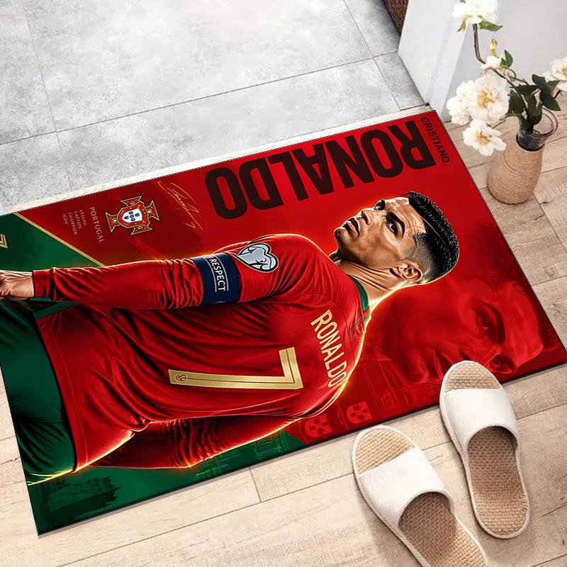 1pc Number 7 Soccer Design Printed Area Rug Carpet for Bedroom Living Room Home Decor Rugs Mat Non Slip Mat Rug for Bedside