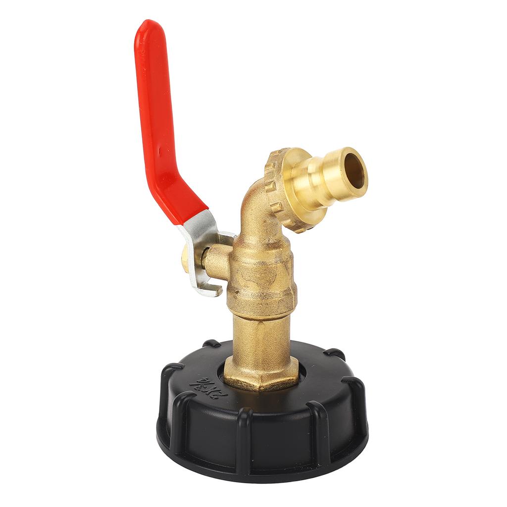 IBC-Behälteradapter 3 4 Zoll Messing-Behälteranschluss Grobgewinde 275-330 Gallonen Wassertank Gartenschlauchventilanschluss