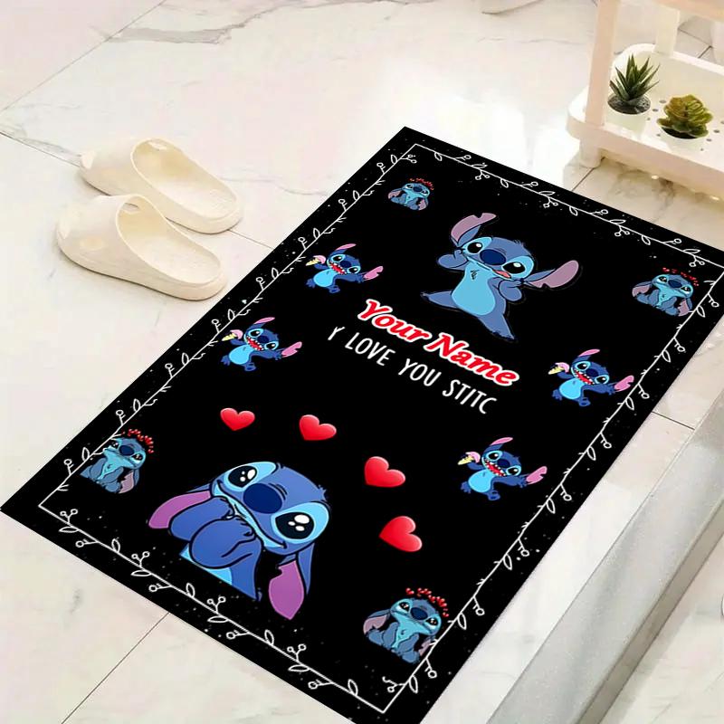 Custom 1Pc Stitch'S Cosmic Adventure Rug Office Carpet Indoor Outdoor Entrance Doormat Nonslip Soft And Comfortable Living Room D916302