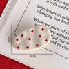Cute Polka Dot Hair Clips Women Colorful Oval Hairpins Sweet Daily Hair Accessories for Girls Side Bangs Clip Headwear