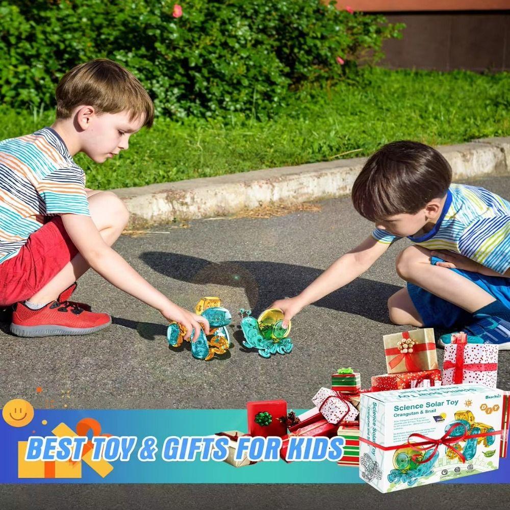 Sonnensystem Solar Schnecken Roboter Spielzeug Bionische Solar Elektrische Fahrzeug Spielzeuge Geburtstagsgeschenk