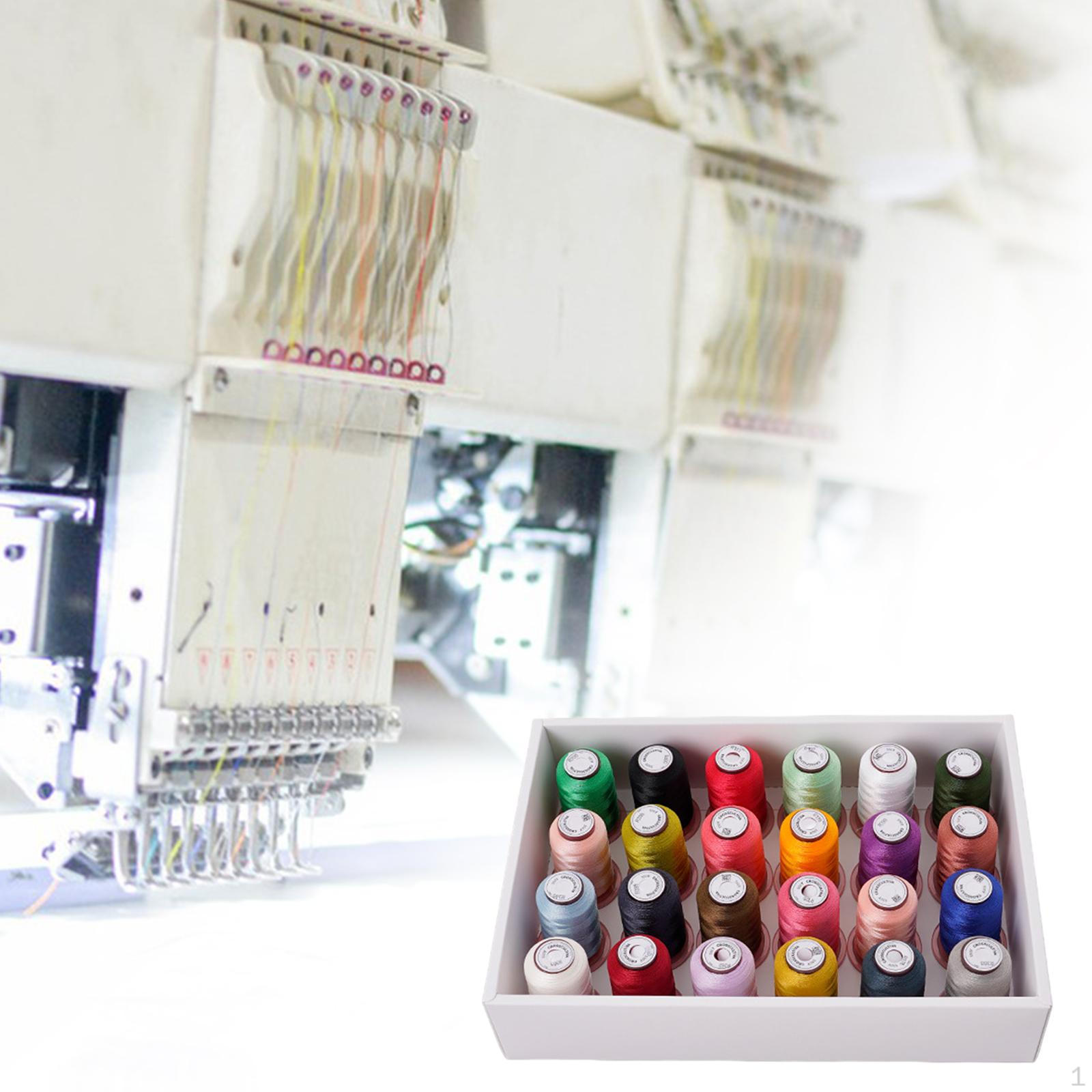 

24 нитки разных цветов для вышивания, 550 ярдов для швейной машины