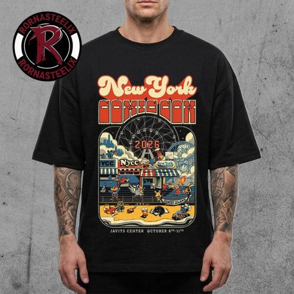 New York Comic Con 2026 Coney Island On October 8 11 2026 Javits Center T shirt S разноцветный