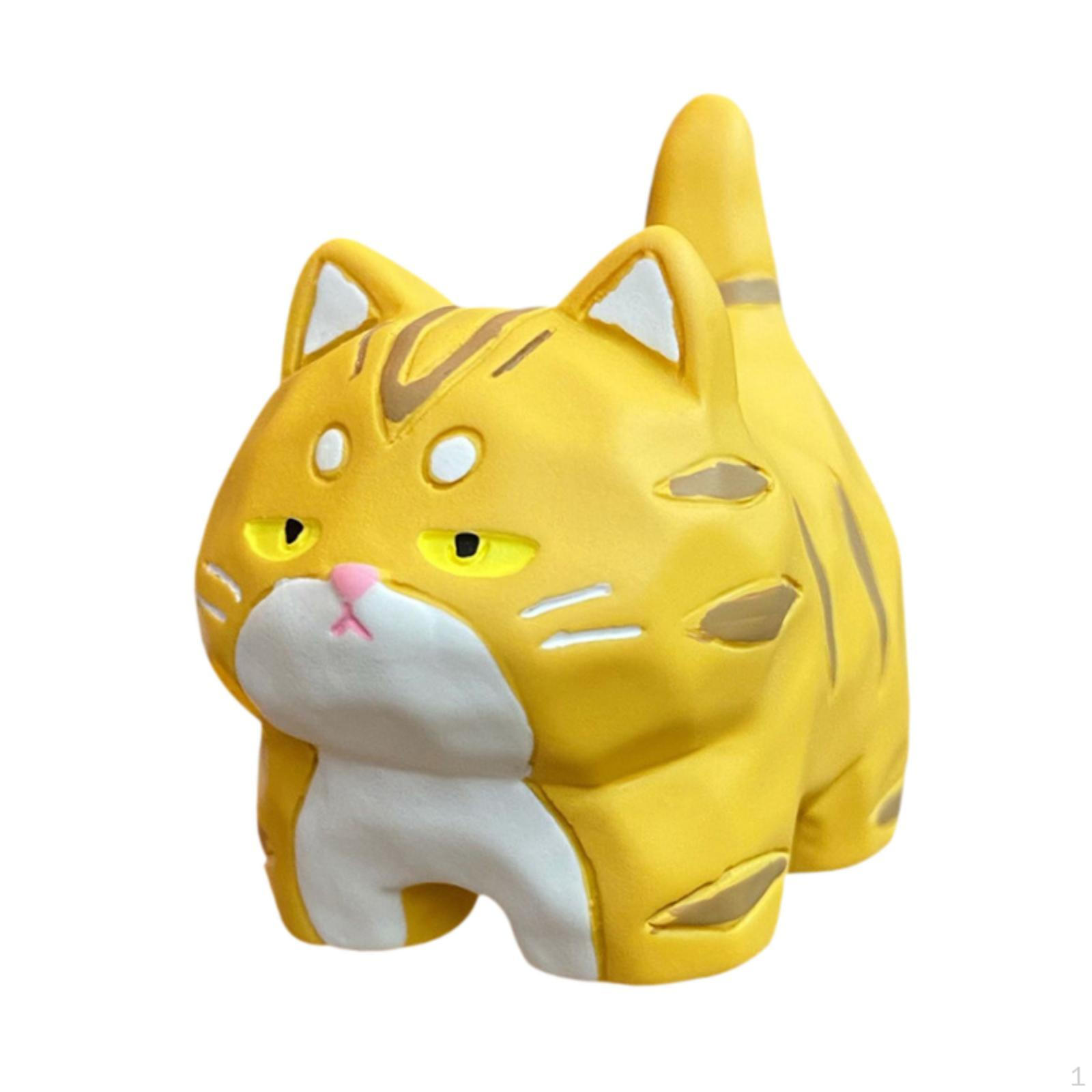 

Очаровательная мини-коллекция скульптур кошек для домашнего декора 4.7cmx3.2cmx4.6cm