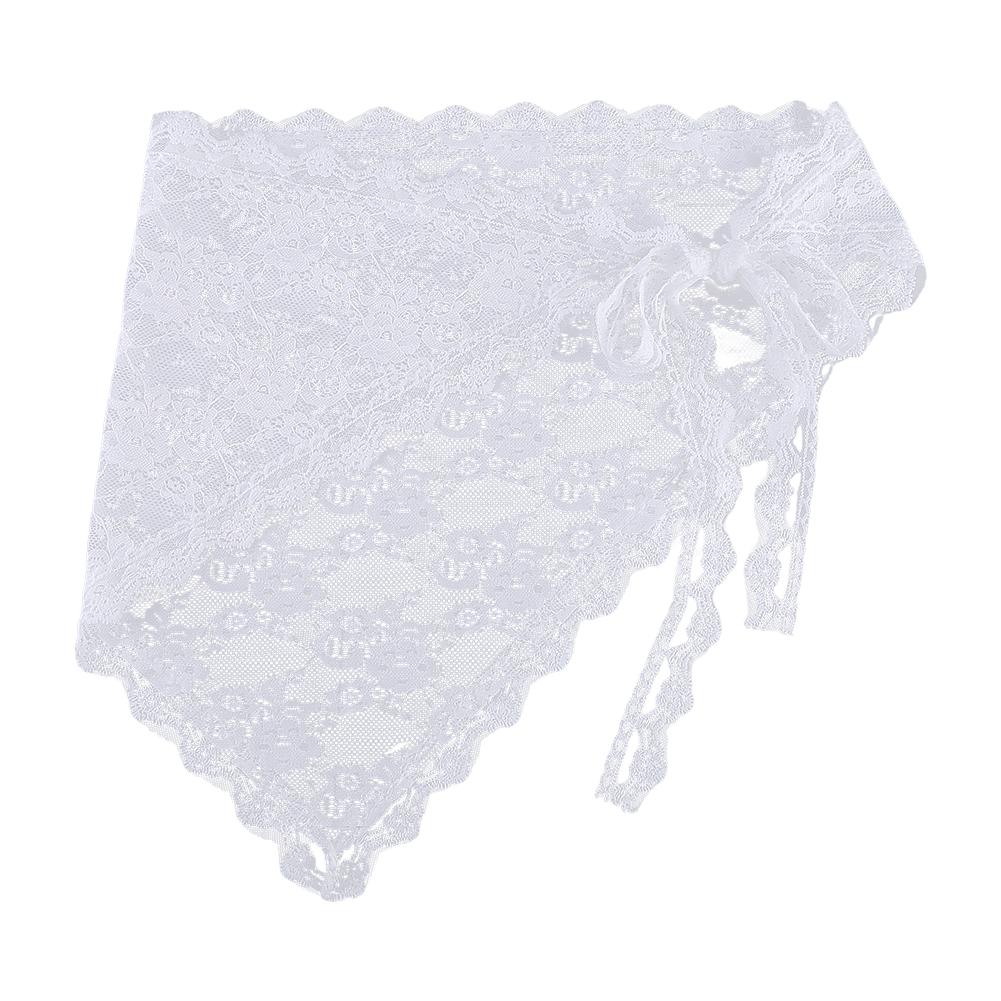 

Кружевная юбка-занавеска на ягодицы Дышащая кружевная многослойная юбка из марли Многоцелевая модная многослойность Занавеска для пука для шоппинга, вечеринки, декора белый