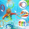 4pcs Diving Ring Set, Suitable for Throwing, Underwater Pool Games, Swimming Training and Fun Christmas Easter Pool Party