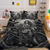 Beauty Skull Printed Bedding Cover Twin Size Microfiber Home Textiles Teen Cool Fashion Home Bedclothes