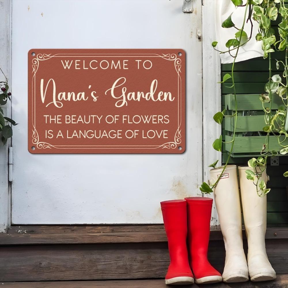 Custom Metal Sign Parking Property Decor Personalized Outdoor Wall Art