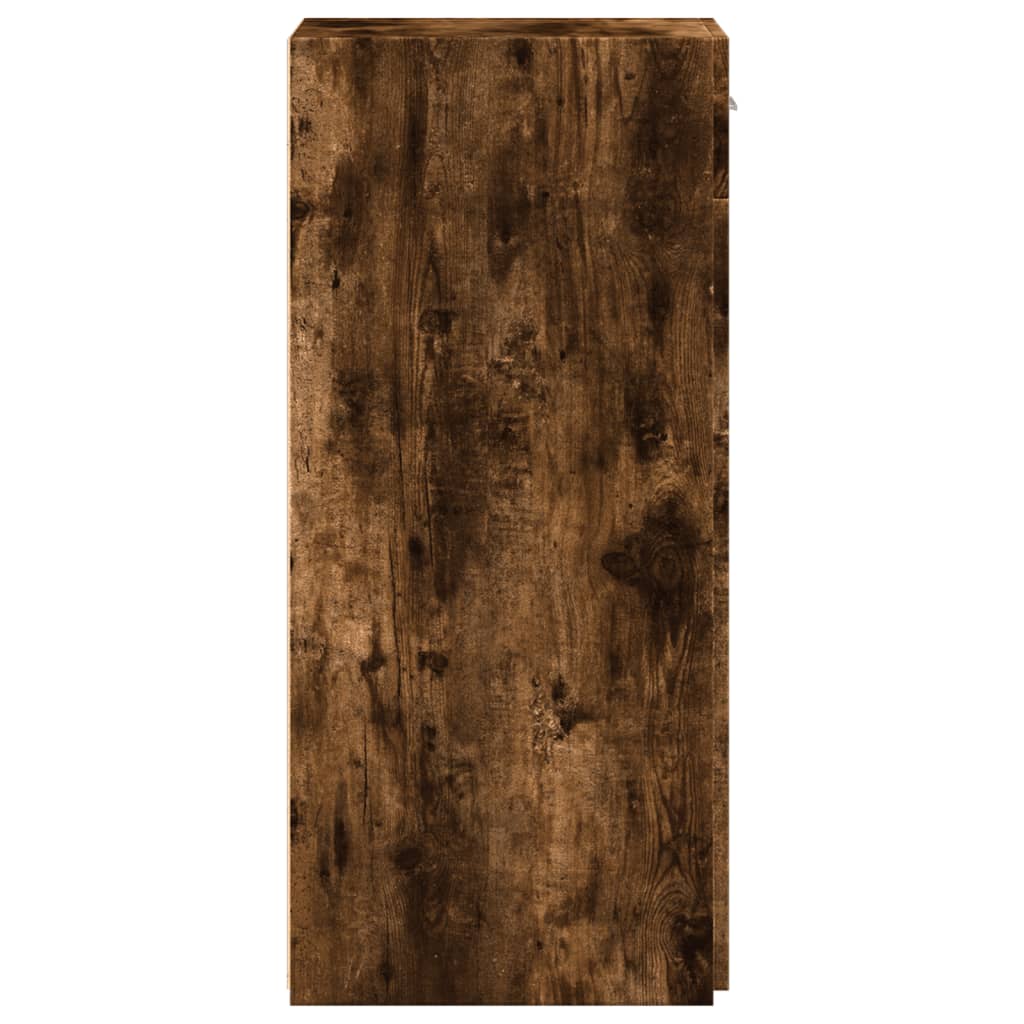 Vidaxl Szafka, Przydymiony Dąb, 40X42,5X93 Cm, Materiał Drewnopochodny