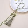 Chinese Knot Handle Rope Tibetan Tassel Pendant Accessories Diy Mobile Phone Lanyard Car Pendant Gold Bead Tassel Pendant