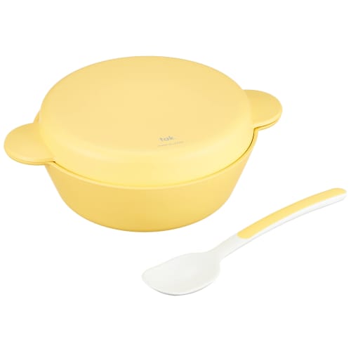 tak Kids' Dish Soup Bowl Set, Small, Yellow, JTN-0190-YL