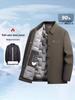 Men's Autumn/Winter Lapel Down Jacket - Business Casual, Warm & Versatile for Middle-aged Men