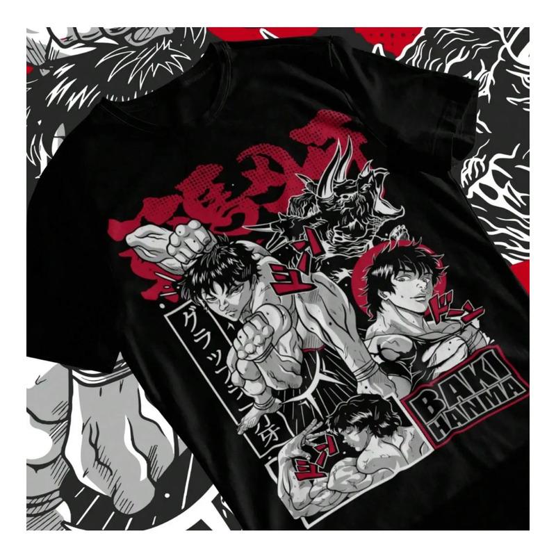 Camiseta Baki The Grappler Hanma Manga Yujiro Hanma Baki S разноцветный