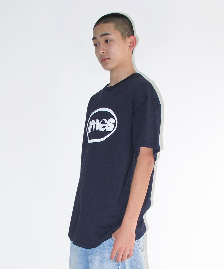 AMES-WORLDWIDE Ames Circle Logo Symbol Tee Navy