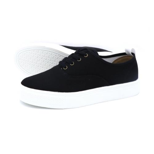 [SUPENER] Slias Canvas Sneakers Black SPUSBZBK