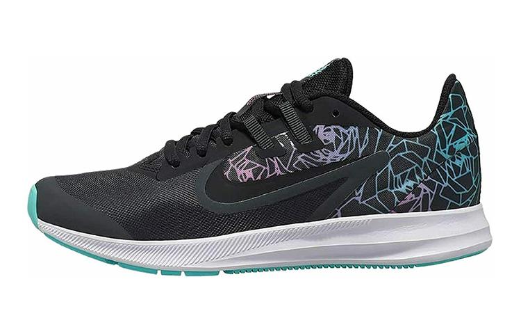 

Nike Downshifter 9 Rebel Black White Blue Gs CI2686-001 36