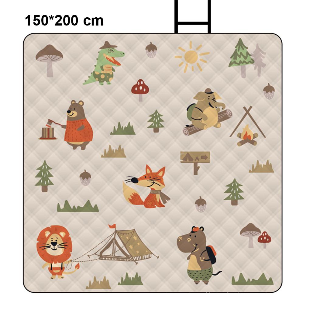 Oxford Cloth With Multiple Patterns Light And Comfortable Picnic Cloth Camping Mat Outdoor Beach Mat