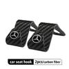 2pcs Car Headrest Hook Storage Hanger Back Seat Organizer Holder For Mercedes Benz AMG A C E S G Class W201 W210 W108 W204 W205