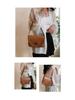 Korean Style Trendy Women's Single Shoulder Chain Crossbody Bag - Simple, Fashionable, Versatile, Solid Color Underarm Bag for Winter