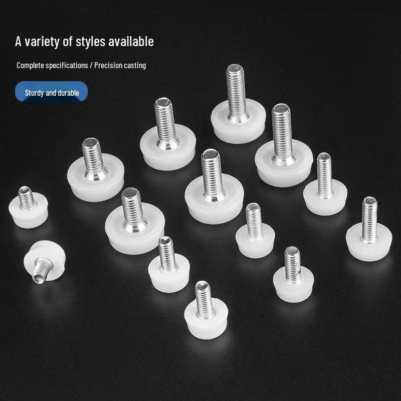 Adjustable Furniture Heightening Foot Pad (M6/M8/M10) – Screw Base for Shelves