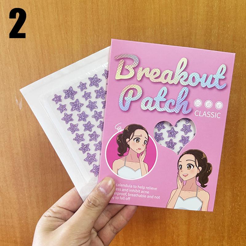 40Pcs Shining Star Pimple Patch Acne Colorful Invisible Acne Removal Skin Care Stickers Concealer Face Spot Beauty Makeup