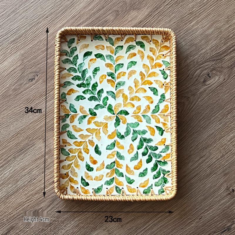 Rice Husk Rectangular Storage Tray