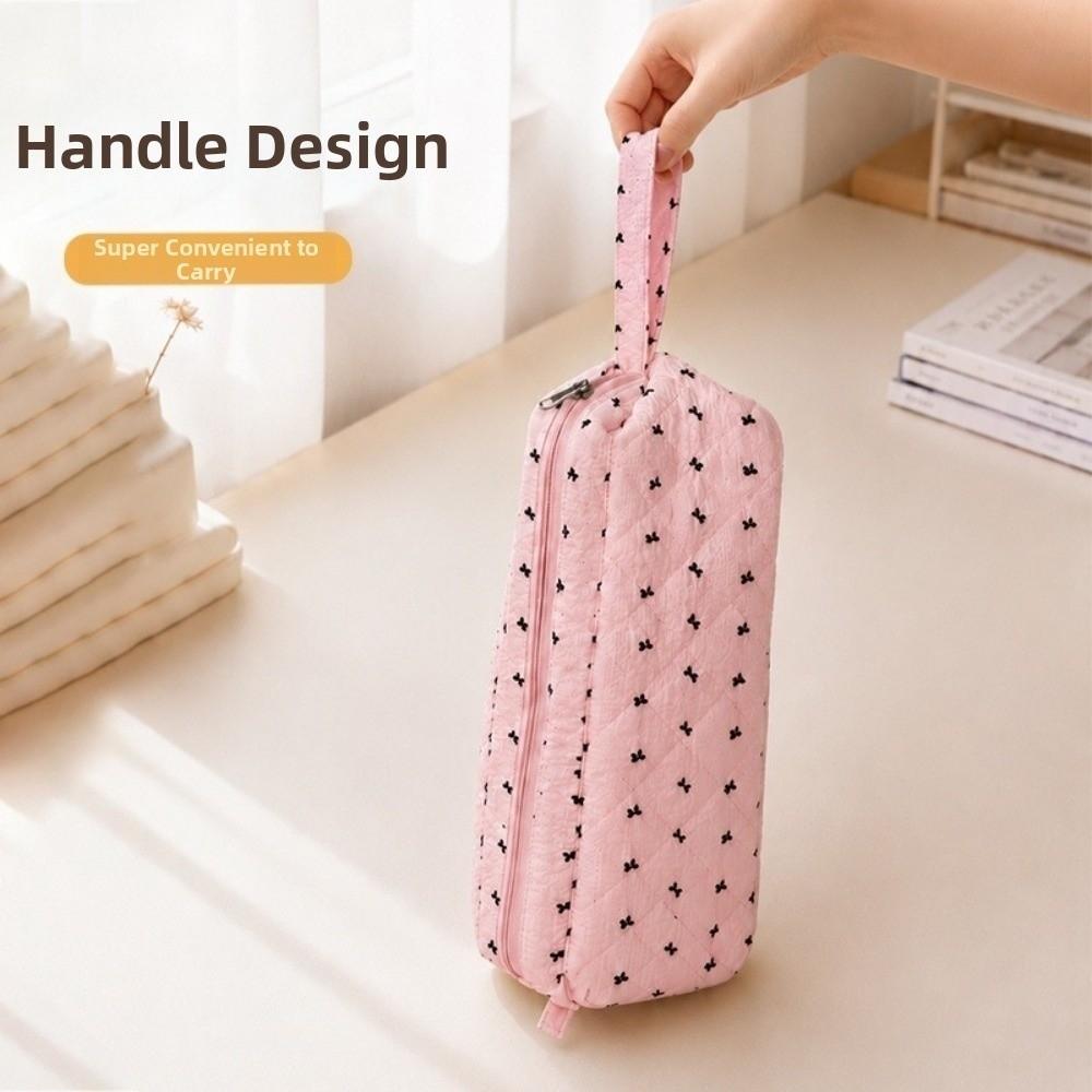 Multi-Purpose Hair Dryer Storage Bag Dustproof Large Capacity Curling Iron Pouch Zipper Closure Multi-Functional Cosmetics Bag