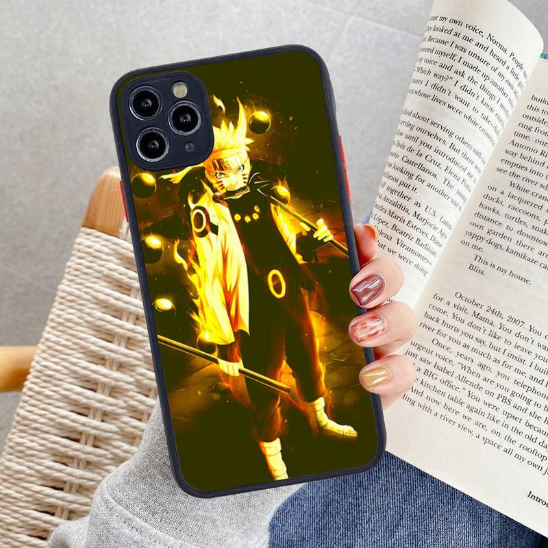 

Чехол для телефона «Наруто Узумаки» для iPhone 13 12 11 Pro Max Mini XS 8 7 Plus X SE 2020 XR, матовый прозрачный чехол iphone XS MAX