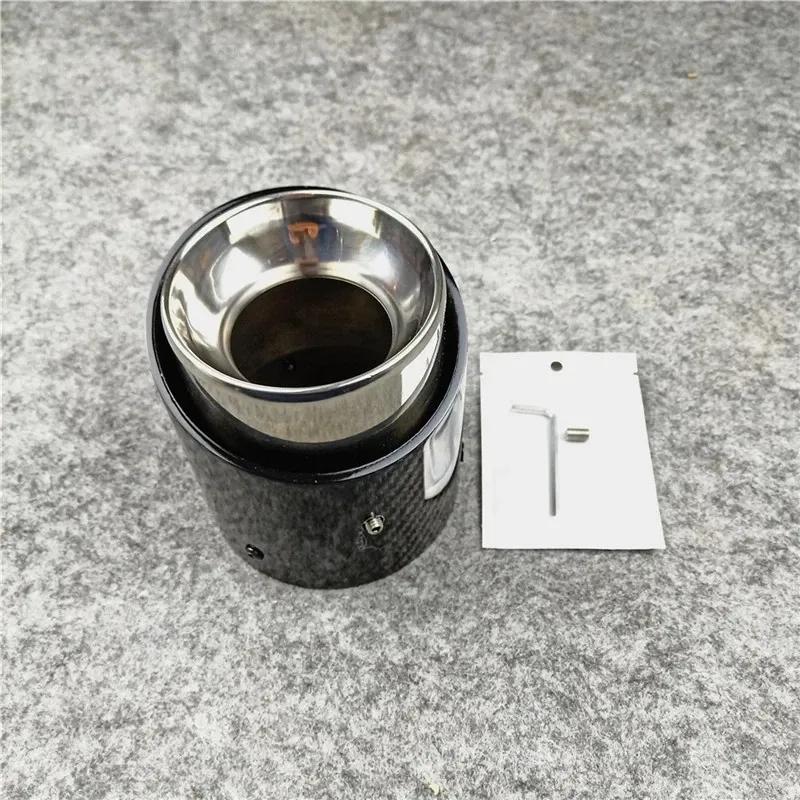 1 Pcs  For Mini Cooper F54 F55 F56 F57 R60 R61 F60 R55 R56 R57 R58 R59 S JCW Carbon Exhaust Tip Pipe Car Accessories