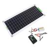 Solar Inverter Kit 220W Monocrystal Silicon High Output Portable Solar Panel Kit for Hiking Camping DC12V to AC220V