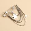 Fashion Creative Pins Tassel Personality Commuter 1pc Elegant Festival Gifts Women Star And Crescent Fashion Clothing Pendants Accessories Brooches