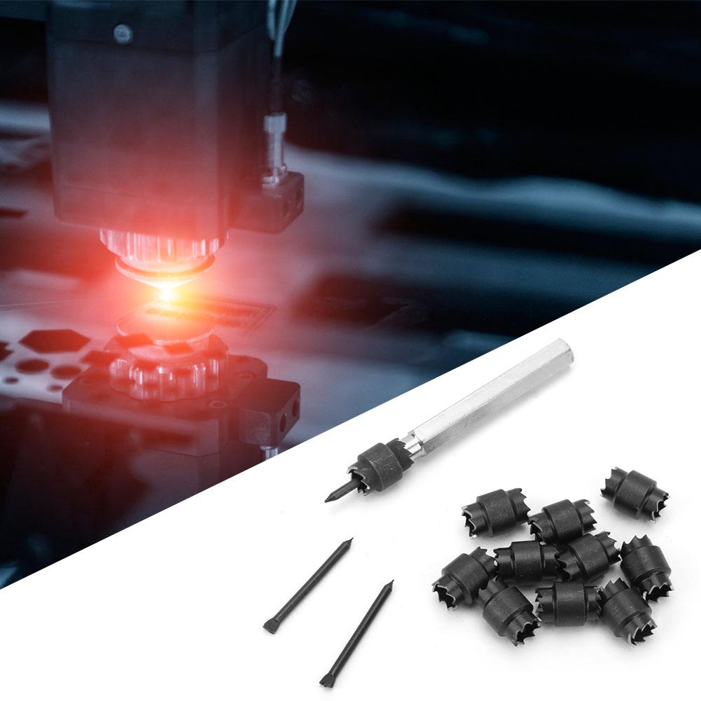 13pcs 3 8   HSS Double Sided Rotary Spot Weld Cutter Drill Bit Remover Tool Kit