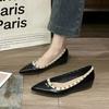 Fashion Shoes for Women Pointed Toe 2024 Hot Sale Solid Color Casual Comfortable Flats Wear Resistant Women's Shoes Zapatos Para Mujeres