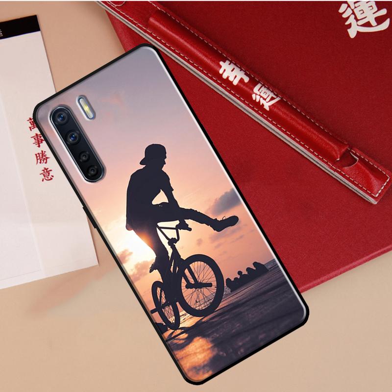 BMX Bike Extreme Sport Case For Oppo A60 A98 A58 A78 A18 A38 A80 A40 A77 A57 A17 A74 A54 A94 A96 A76 A16 A15 A5 Pro