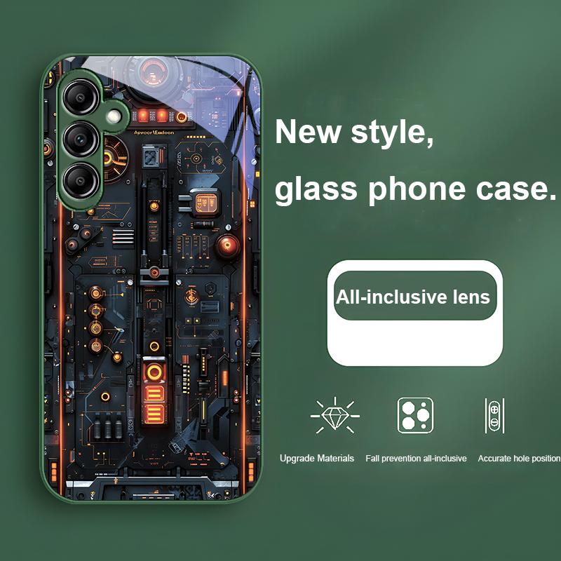

Mechanical Device For Samsung Galaxy A01 02 03 Core A04 A14 4G A13 54 34 31 20 25 23 22 5G S21 Ultra S20 Glass Phone Case Samsung A21s