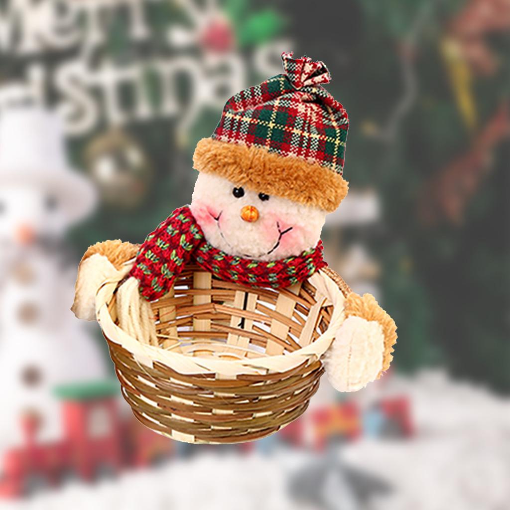 Christmas Candy Storage Basket Decoration  Storage Basket Gift Small