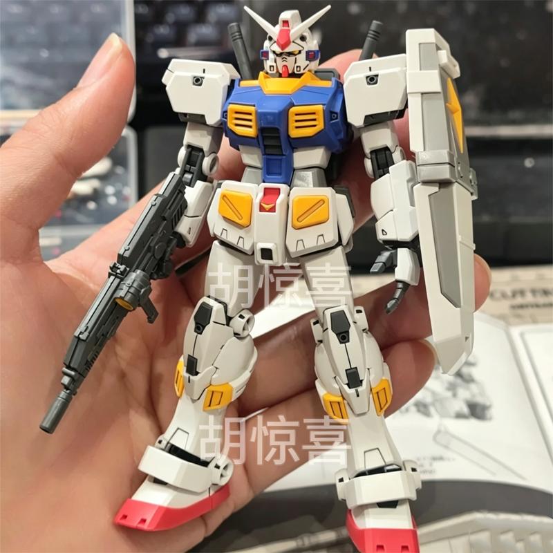Full Armor 7Th Hg 1144 Fa-78-3 Mecha Model Kit Action Figure Collectible Desktop Decoration Doll Comes 2 Muzzle Effect Parts