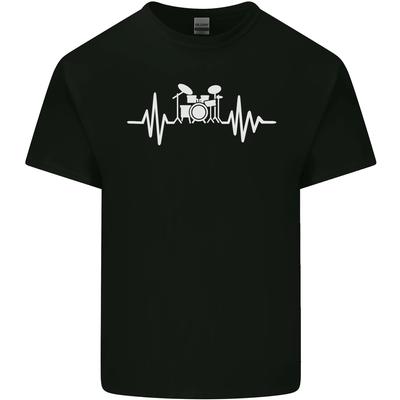 Camiseta unisex con diseño de batería, pulso, ECG, batería y batería