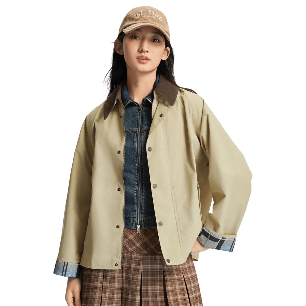 Li Ning Sports Life Collection Trench Coat Women's AFDWJ22-6
