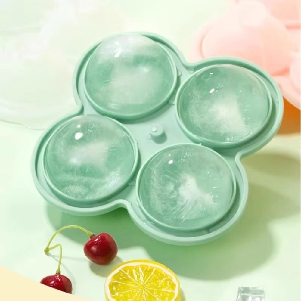 Large Size Silicone Ice Cube Trays with Lids Round Ice Mold Parties Ice Ball Maker Home Drinks