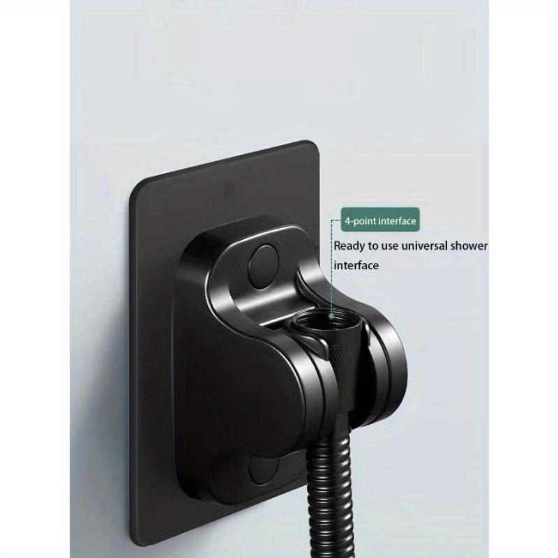 1pc Wall-Mounted Shower Bracket With Adjustable Base For Handheld Showerhead Home Bathroom Decor Summer Bathroom Accessories