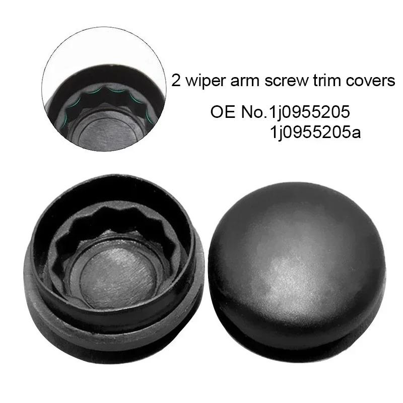 2/10pcs Car Front Windshield Wiper Arm Covers Nut Cap Wiper Arm Bolt Caps for VW Caddy Hyundai Tucson Santa Creta Kona Genesis