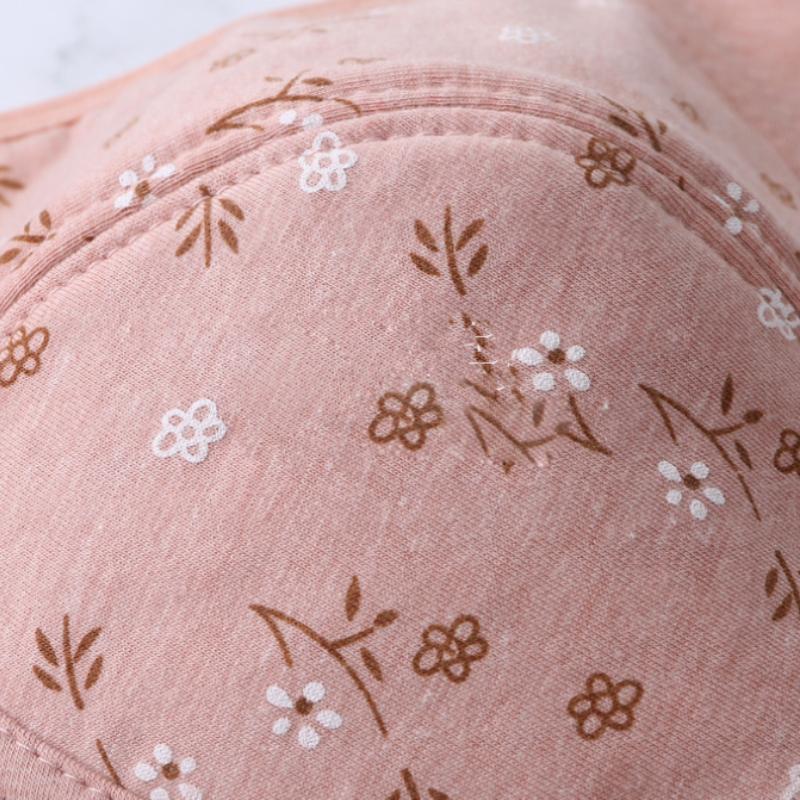 36-52 große Größe BH vordere Schnalle Reißverschluss Unterwäsche Frauen ohne Stahlring sammeln Top Unterstützung reine Baumwolle bequemer BH