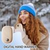 Hand Warmer Power Bank 3-Speed Quick Heating Hand Heater Warmer Smooth Portable Pocket Heater Electric Handwarmers For Friends