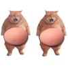1/2Pcs Cute 3D Squeezable Soft Belly Dog Cat Stickers DIY Relieve Stress Mobile Phone Laptop Decoration Decal Home Decor
