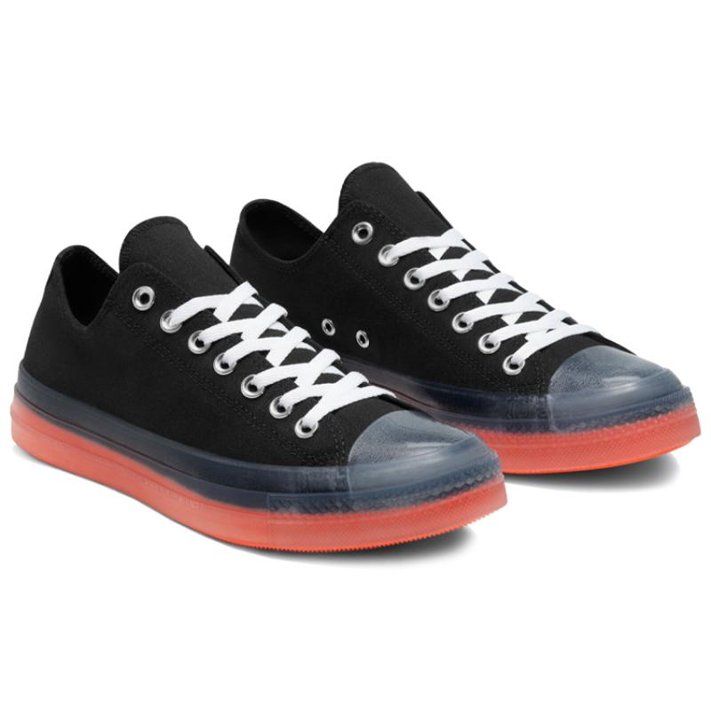 Converse All Star CX Chuck Taylor Ox Comfortable Trendy Low-top Canvas Shoes Unisex Black Orange