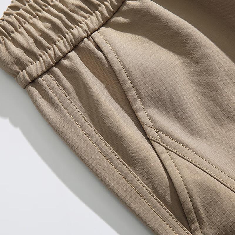 Mao Ren Men's Casual Wide Leg Drawstring Cargo Pants