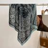 Polyester Head Scarf Retro Neck Scarf Fashion Square Scarf  Decor